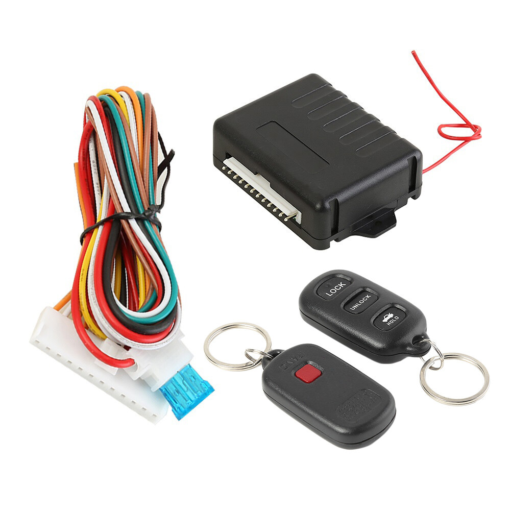 Alloet Bộ khóa cửa trung tâm điều khiển từ xa, hệ thống báo động không cần chìa cho ô tô 410/T126-INTL