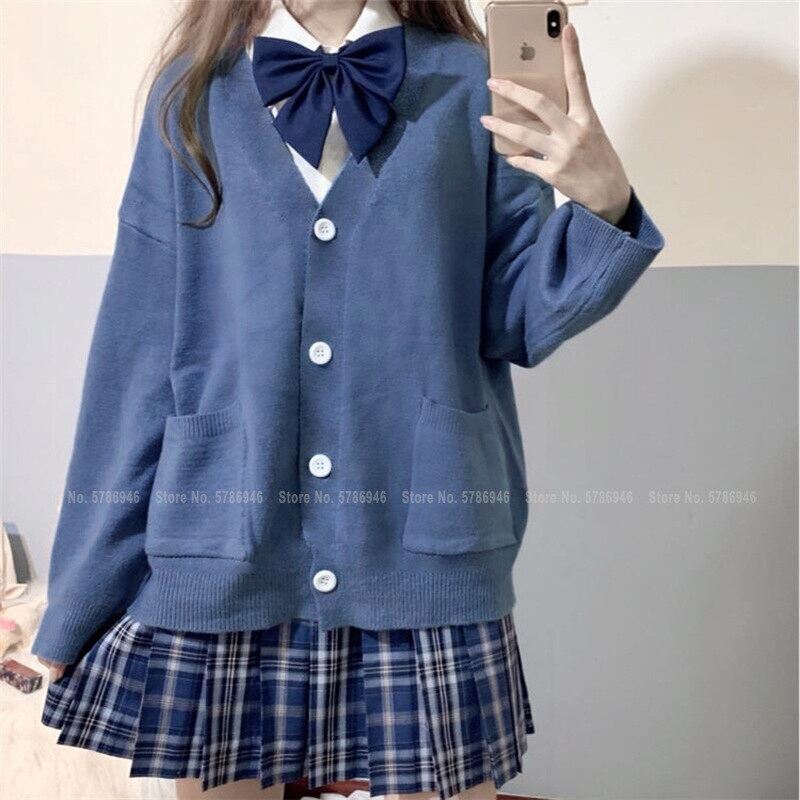 japanese schoolgirl uniform cardigan