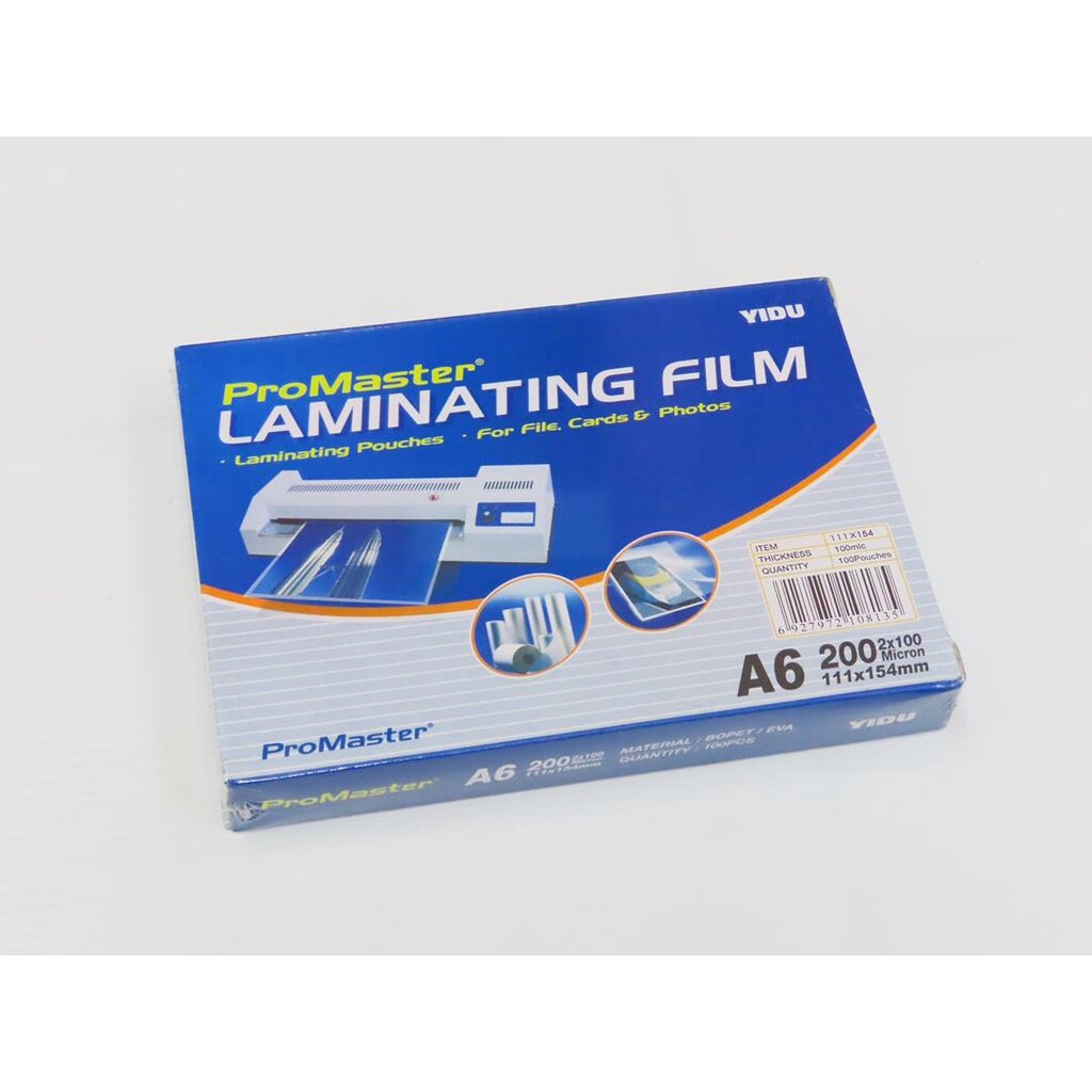 100s ProMaster Laminating Film Various Size Small Size 100-150 Micron ...