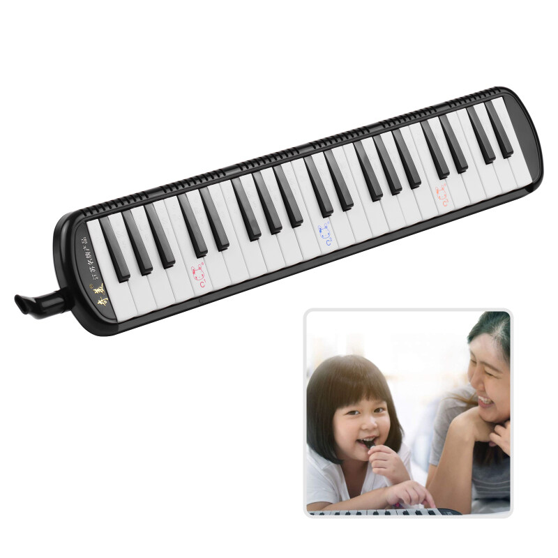 41 Phím Melodica Pianica Miệng Đàn Piano Không Khí Đàn Piano Bàn Phím Nhạc Cụ Cho Giáo Dục Âm Nhạc Quà Tặng Kèm Theo Trẻ Em Sinh Viên Người Mới Bắt Đầu Ban Nhạc Túi Đựng Vải Lau Ống Ngậm Ngắn Cầm Tay Có Ống Dài Màu Đen