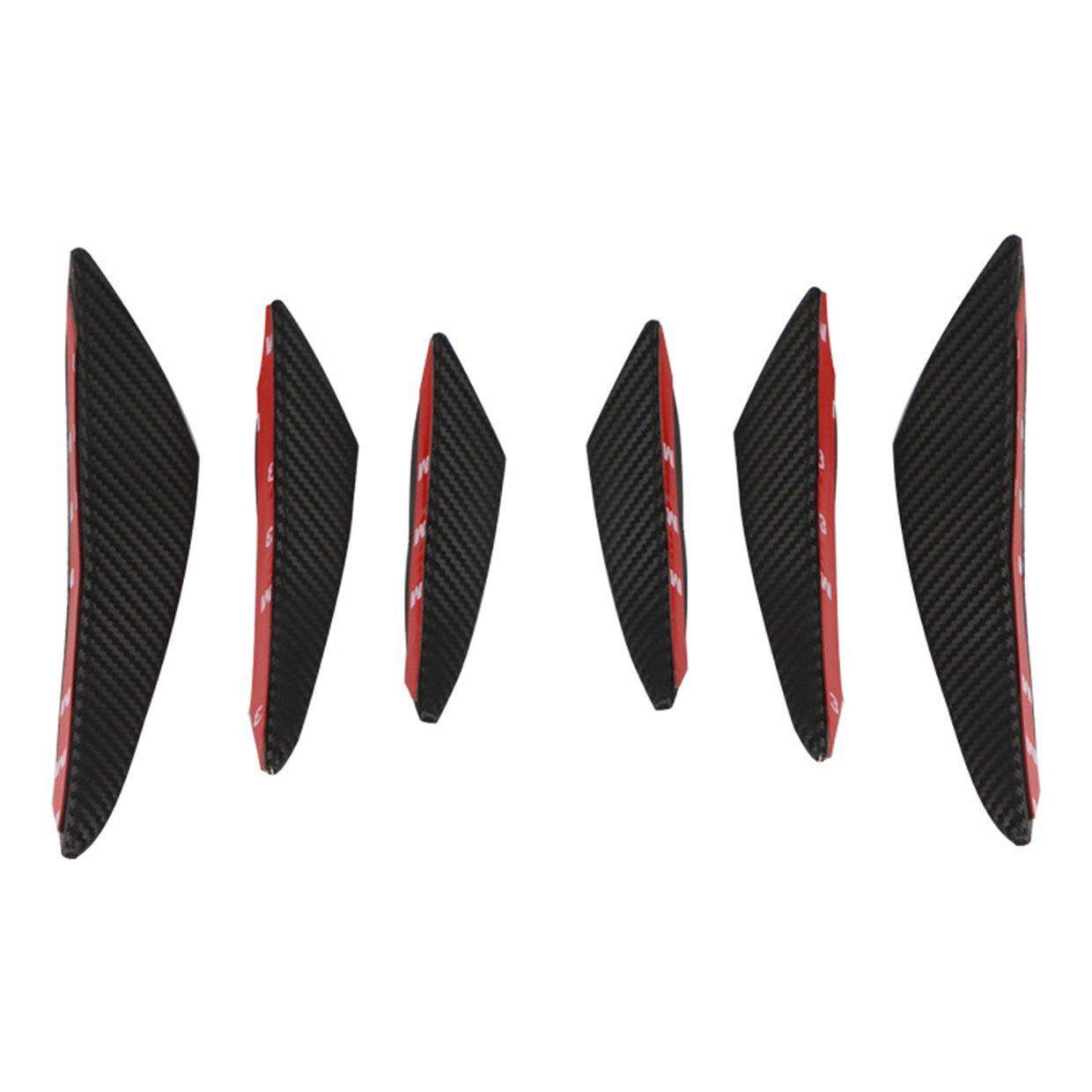 โรงแรม Universal พื้นผิวด้านหน้ากันชนรถ Splitters Diffuser Winglets สำหรับ Auto
