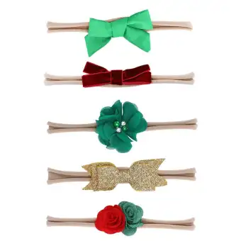 Easy Fun 5 Pack Baby Girls Headband Hair Bands Set Hand Sewing