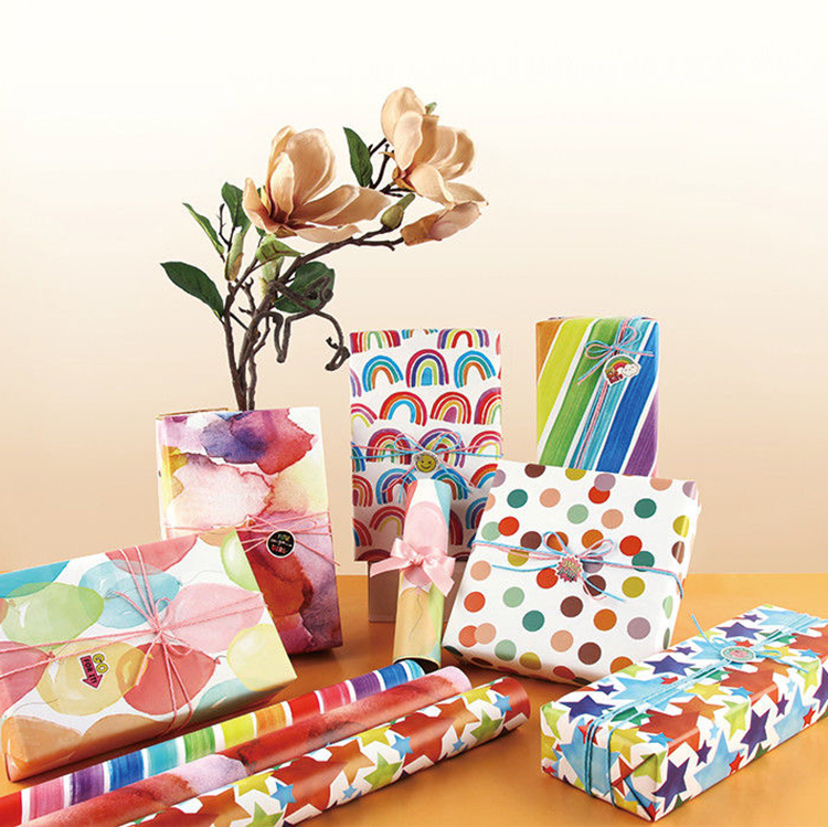 12pcs All Occasion Gift Birthday Present Wrapping Paper Printed Pattern ...