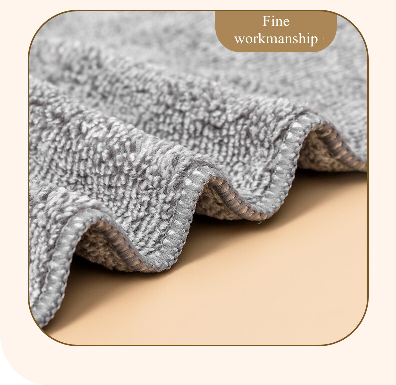 1/ 5 cái khăn lau treo nhà bếp hình vuông vải đĩa sợi microfiber siêu thấm khăn lau chất tẩy rửa nhà bếp khăn tay mềm Khăn lau bụi khăn tay phòng tắm
