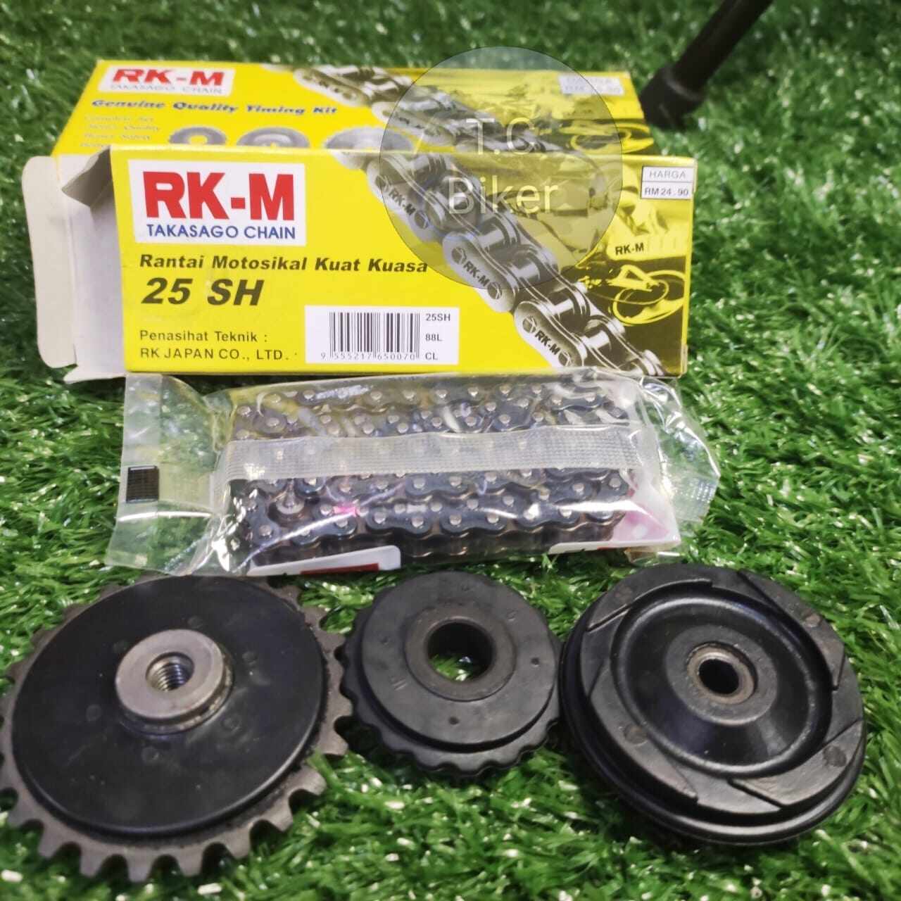 ORIGINAL RKM TIMING CHAIN / TIMING KIT SET HONDA EX5 DREAM / WAVE100
