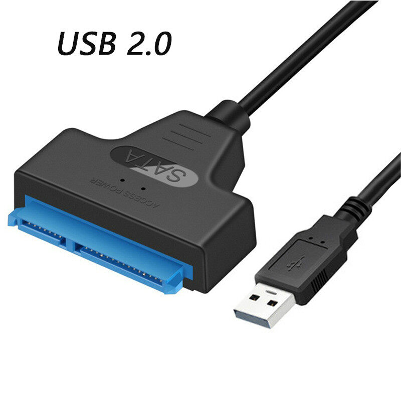 Sata 3 to usb 3.0/2.0 cable 6gbps high-speed hard disk cable adapter for 2.5-inch external hard ssd drive sata 22 pin usb 3.0 sata iii cord