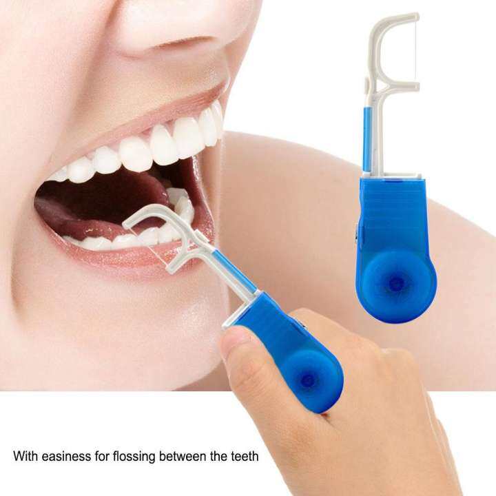 toothbrush with built in flosser