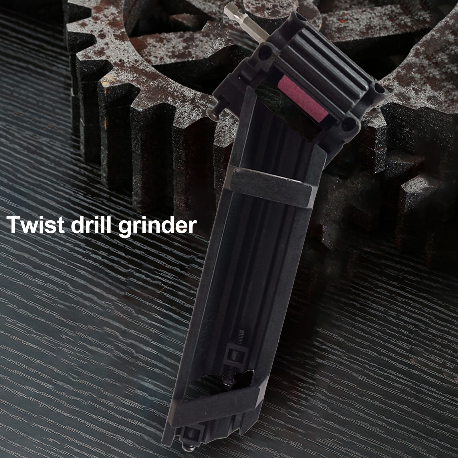 Grinder Adjustable Wear-resistant Black Grinding Wheel Drill Bit Sharpener for Drill Grinding