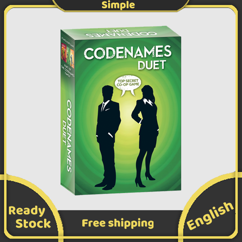 Codenames Board Game Duet & Pictures Version English Abstract Strategy Suspense Game