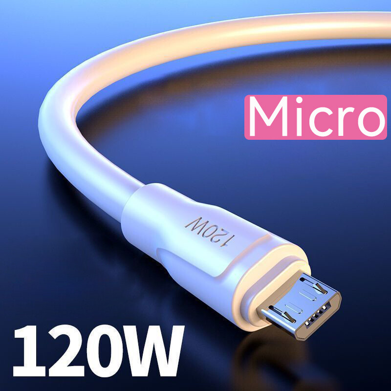 Cáp Dữ Liệu Sạc Siêu Nhanh 120W Bold 6A Áp Dụng Cho Cáp Sạc Điện Thoại Android Huawei Type-C Flash.