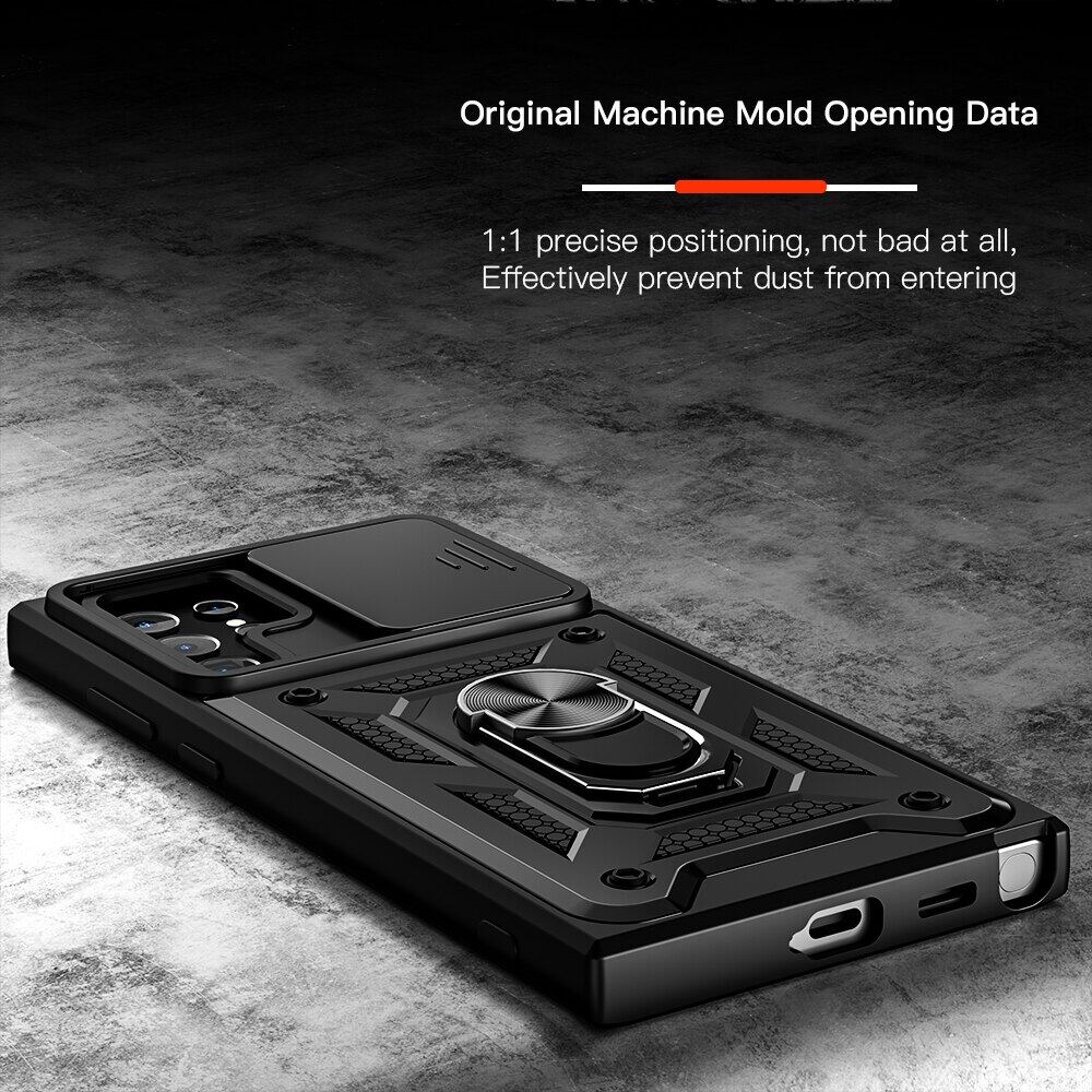 KEYSION Ốp Chống Sốc Cho Samsung S22 Ultra 5G S22 Pro Ốp Điện Thoại Bảo Vệ Máy Ảnh Kéo Đẩy Cho Galaxy S20 FE