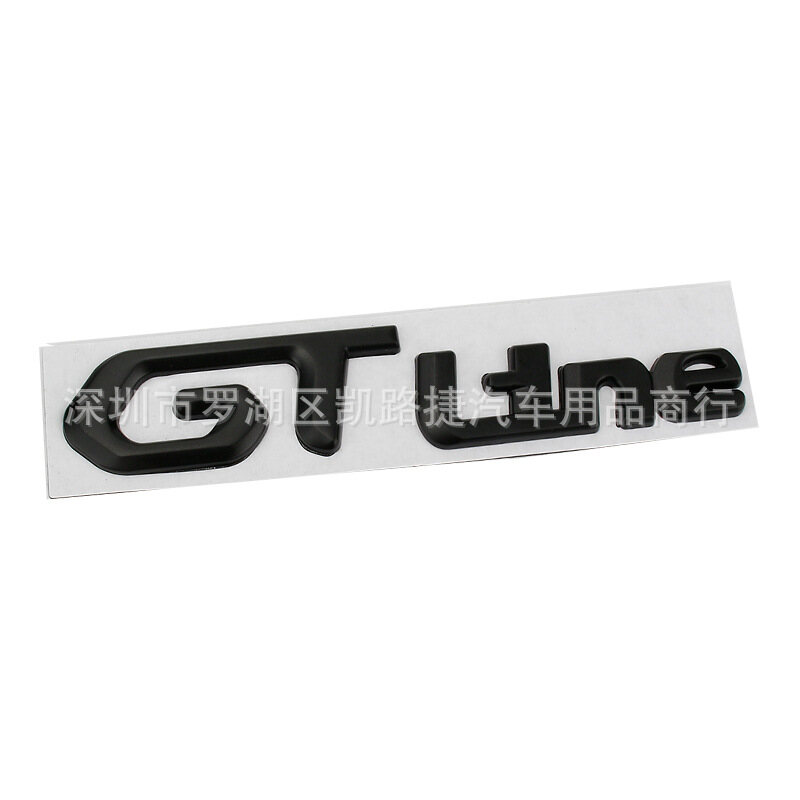 GT LINE Letter logo GTLINE emblem for Hyundai Kia KX5 K3 K4 K5 sportage R Elantra Stinger Rear badge Car side sticker
