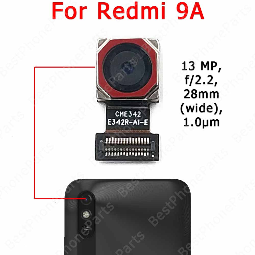 Chính Hãng Camera Mặt Lưng Phía Sau Cho Xiaomi Redmi 9 9A 9C 9T Mô-đun Máy Ảnh Mặt Sau Xem Thay Thế Phụ Tùng Thay Thế Sửa Chữa
