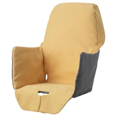 IKEA LANGUR Padded seat cover for highchair, yellow