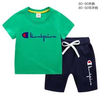 champion t shirt and shorts set