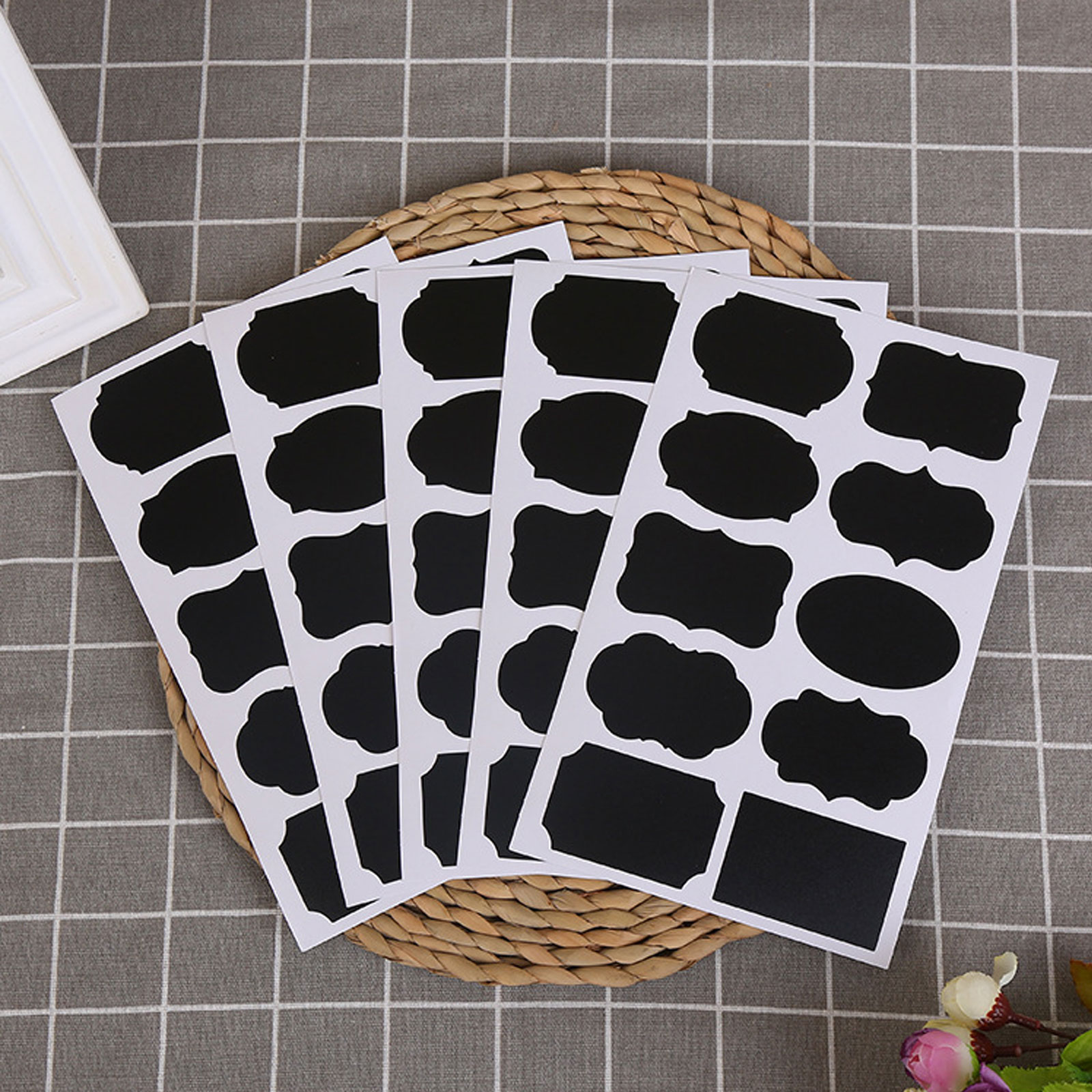 [SIYI]SIYI200PCS Chalkboard Stickes Small Labels with 3 Erasable ...