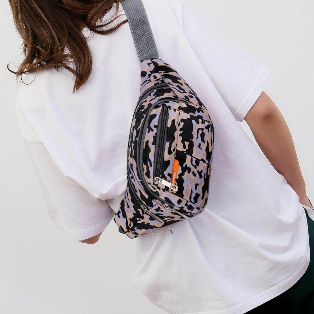 Womens Fashion Printing Waist Pack Sports Chest Bag Shoulder Bag Crossbody Bag