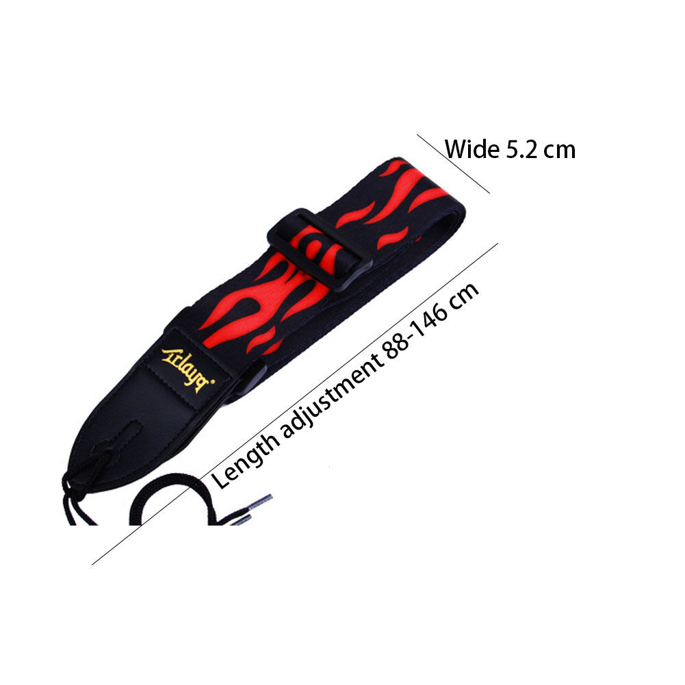 Creative Adjustable Guitar Strap for Electric Bass Guitar 5 Colors Optional