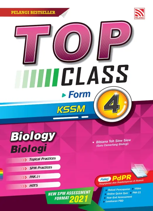 Ygh Buku Latihan Top Class Kssm 2021 Tingkatan 4 Biology Lazada