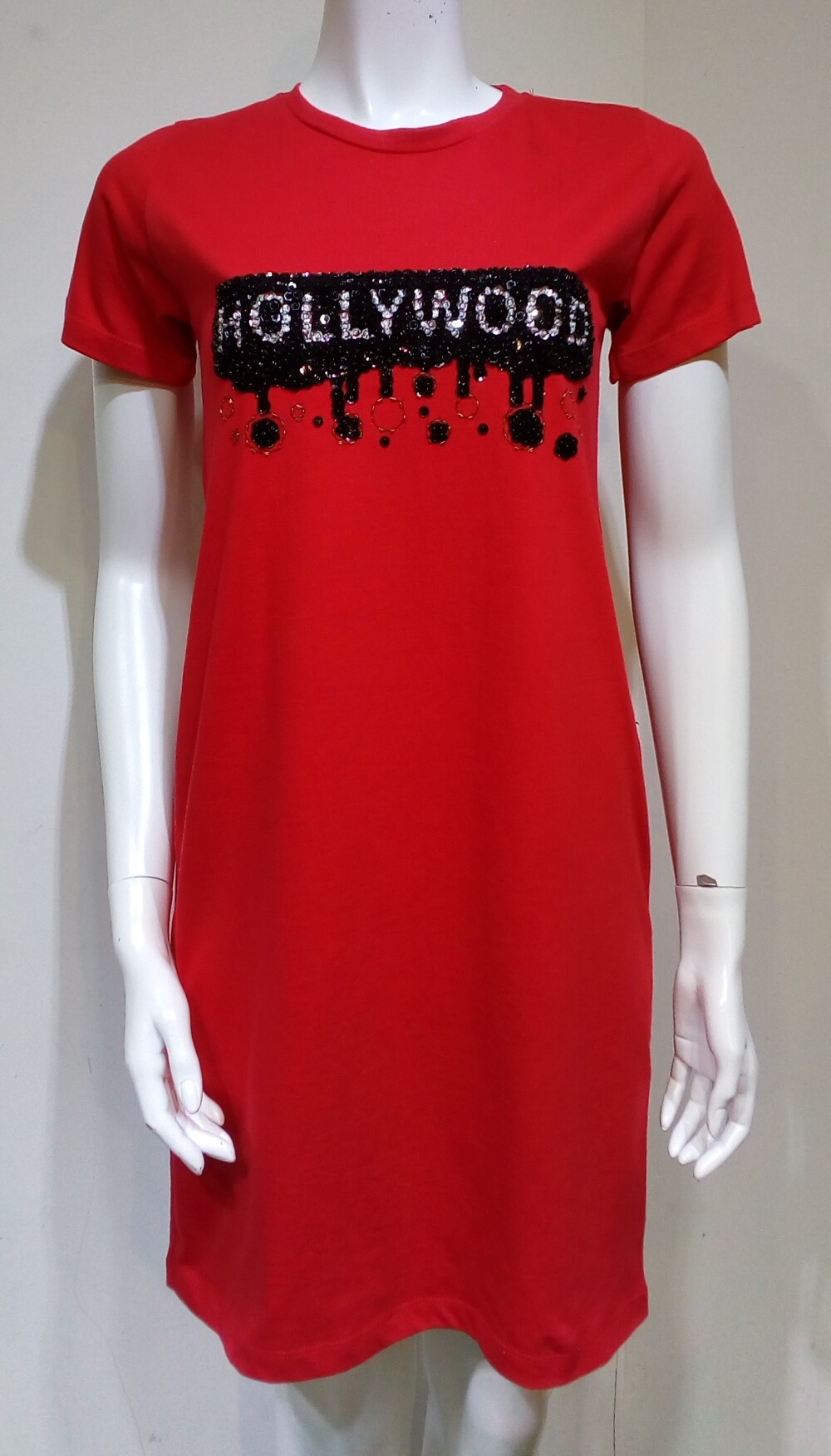 below knee shift dress