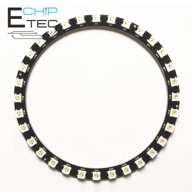 1 cái 32-bit ws2812b 5050 RGB LED đầy màu sắc điều khiển ánh sáng thông tư mô-đun bảng mạch phát triển