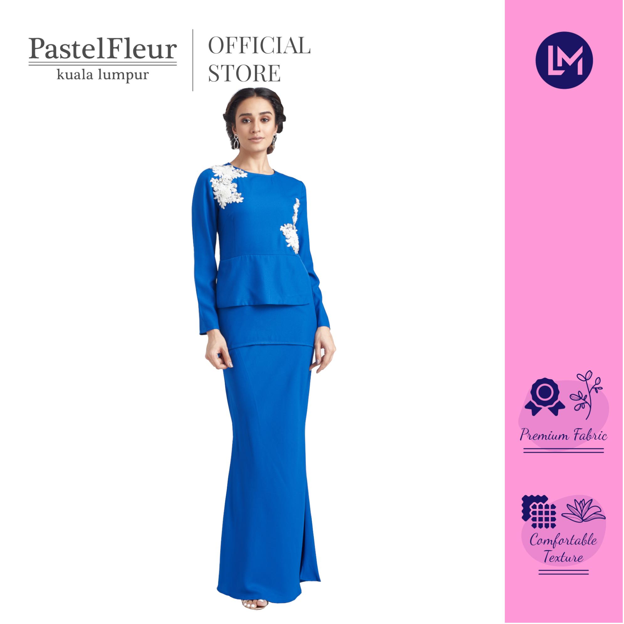 Shop Royal Blue Baju Kurung online 