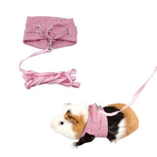 Mode Shop Bộ Dây Xích Và Thỏ Hamster, Ferret Dây Dắt Đi Bộ Động Vật Nhỏ Cho Lợn Guinea 1.8M S L LS thumbnail