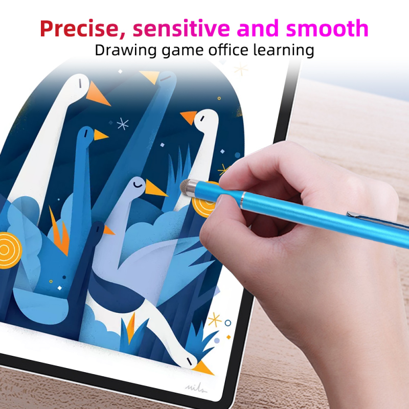 FONKEN Universal 2 In 1 Stylus Pen Capacitive Pencil Multifunction Touch Screen Drawing Pen for Android Ipad Iphone Table