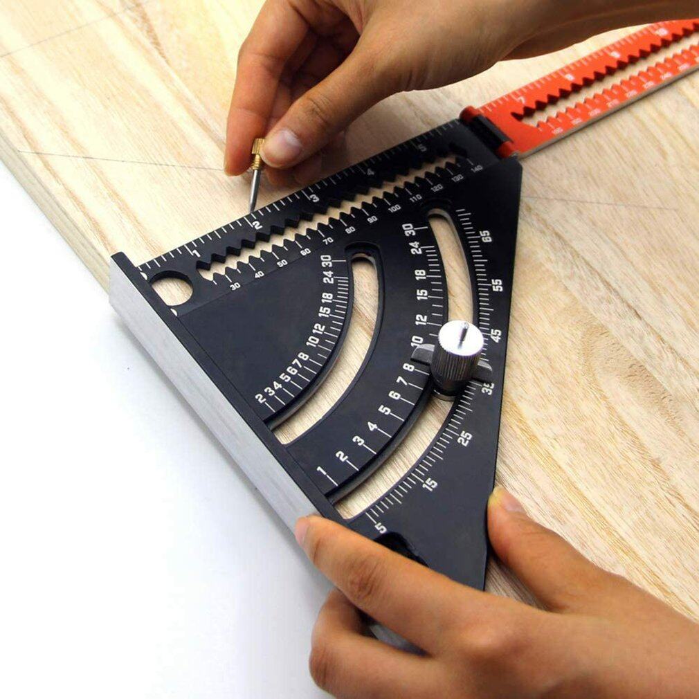 Folding Triangle Ruler Carpenter Square Layout Tool Precision ...