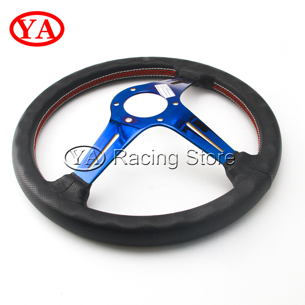BURNT BLUE NARDI ND STEERING WHEEL 14INCH