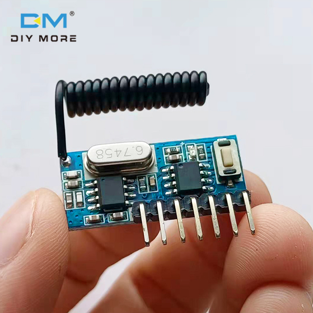 Diymore Mô-đun Thu Và Phát RF Không Dây 433Mhz Mô-đun Thu Điều Khiển Từ Xa