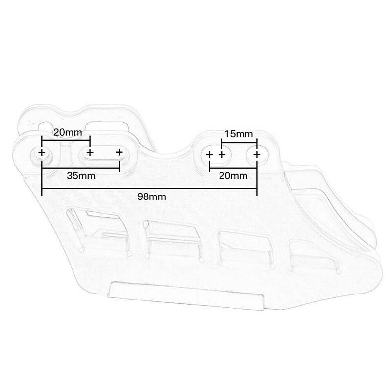 thumbnail image 2 of NICECNC Rear Chain Guide Guard For Yamaha YZ125 YZ250 YZ250F YZ450F WR250F WR450F 2 of 6