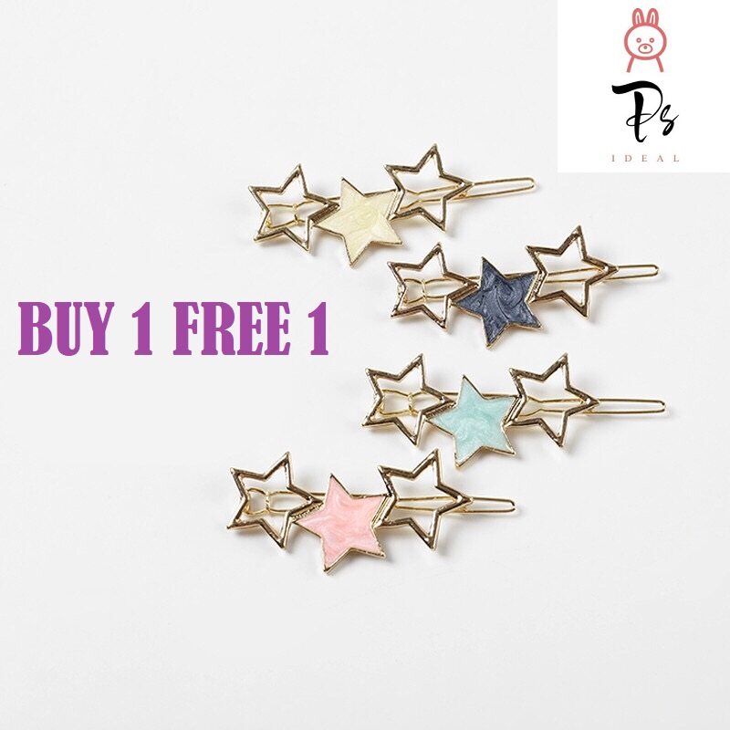 New Arrival) Buy 1 Free 1 Fashion Design Star Shape Hair clip/Hair Pin Korean Style Star Hair Pin | Lazada New Arrival) Buy 1 Free 1 Fashion Design Star Shape Hair clip/Hair Pin Korean Style Star Hair Pin | Lazada