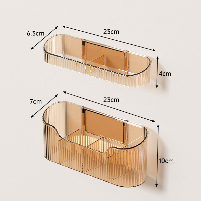 plastic umbrella storage rack wall-mounted non-marking installation transparent non-perforated large umbrella storage storage