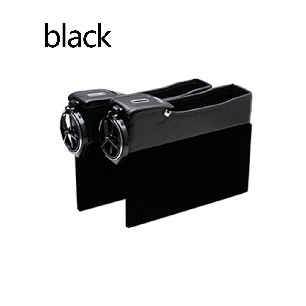 Car Seat Driver Storage Box Catcher Gap Filler Coin Collector Cup Holder Coffee