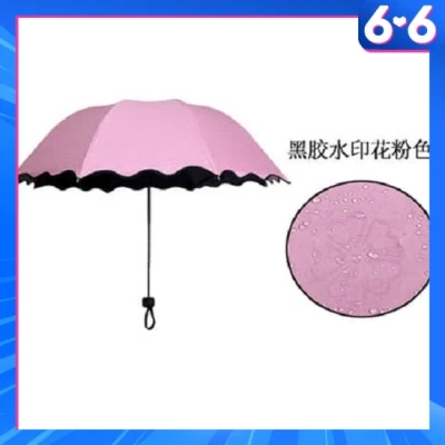 Portable Creative Magic Flower Umbrella Anti-UV Sun Rain High Quality