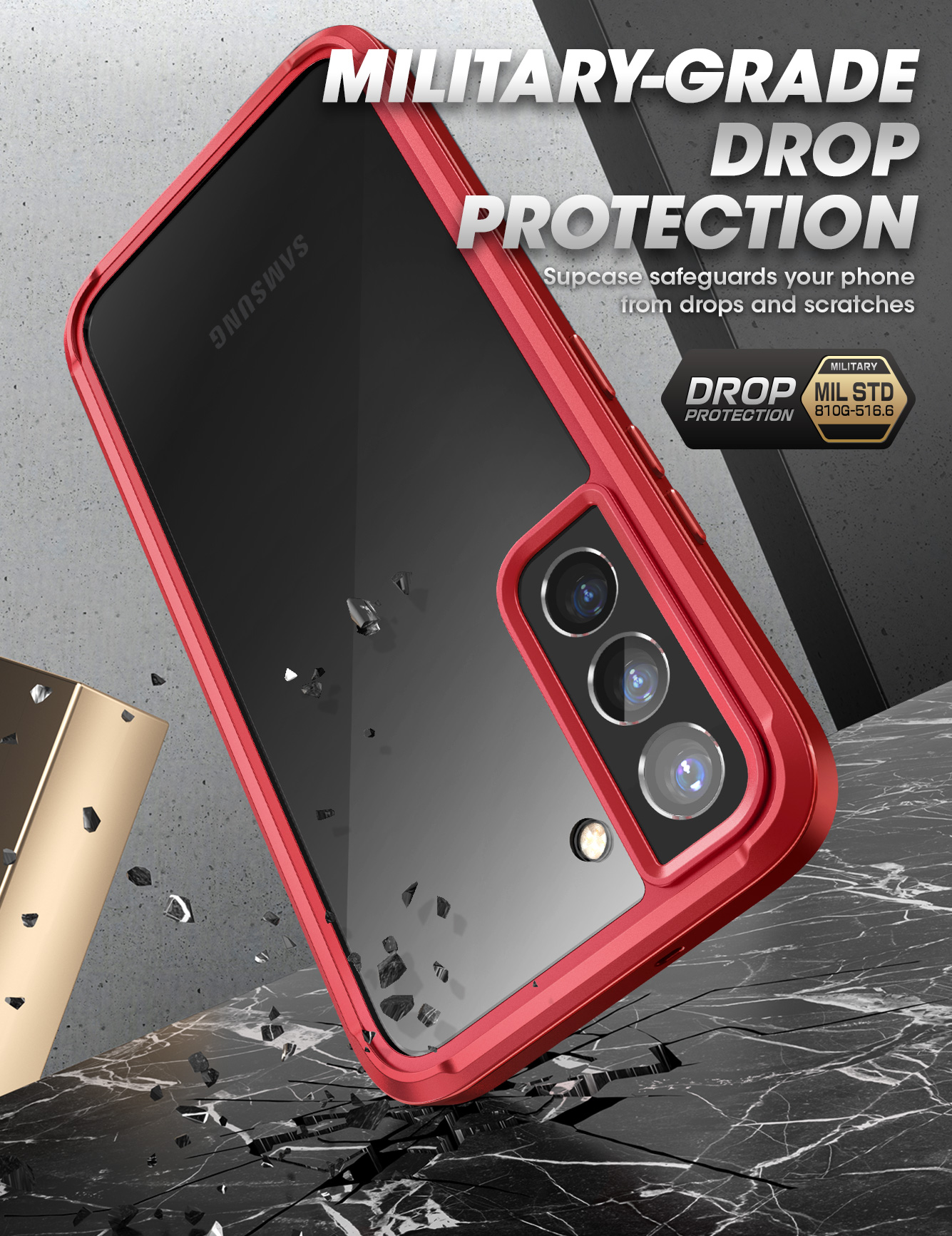 SUPCASE Ốp Cho Samsung Galaxy S22 Plus Ốp Lưng Trong Suốt Khung Mỏng UB Edge Pro Phát Hành 2022 Với Bảo Vệ Màn Hình Tích Hợp