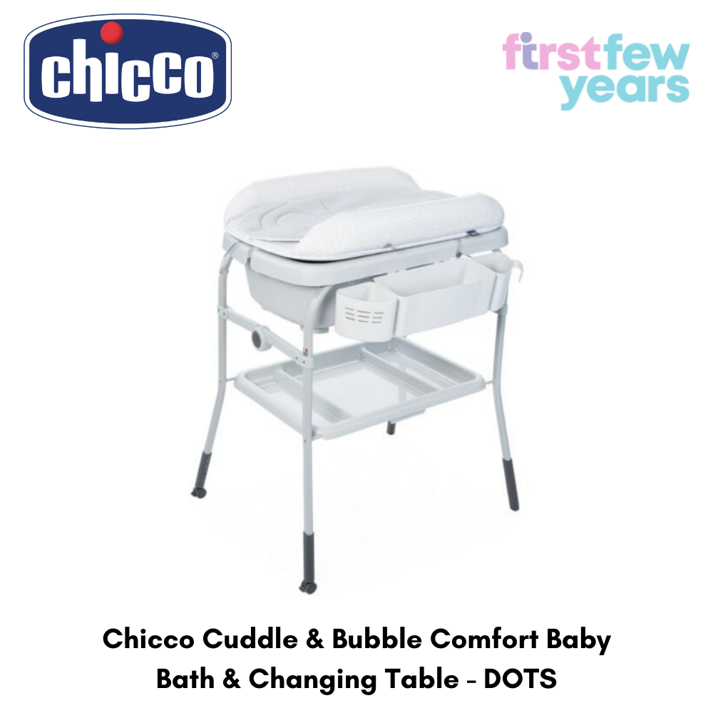 Chicco cuddle & bubble comfort hotsell baby bath and changing table