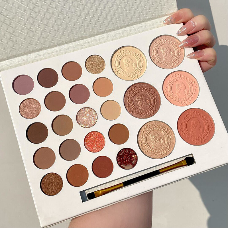 26 Colors Eyeshadow Palette Pearly Matte Earth Color Eyeshadow
