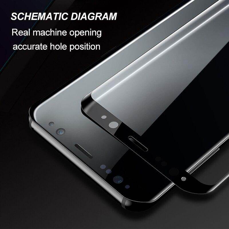 9D Tempered Glass Film For Samsung Galaxy S9 S8 Plus note 8 note 9 Full Curved Screen Protector