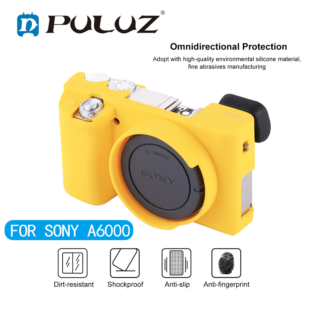 PULUZ Camera Soft Silicone Protective Case for Sony A6000