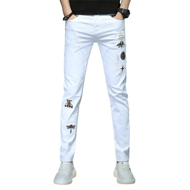 youth white jeans