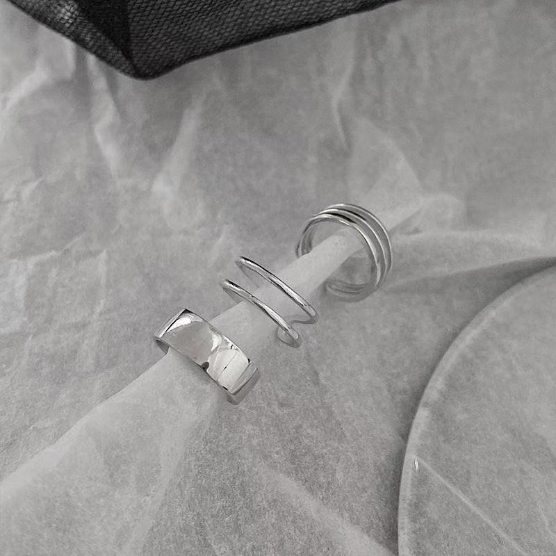 9-Pack Clip-On Crystal Ear Cuffs – Non-Piercing Cartilage Earrings – Fake Pearl & Silver Tone