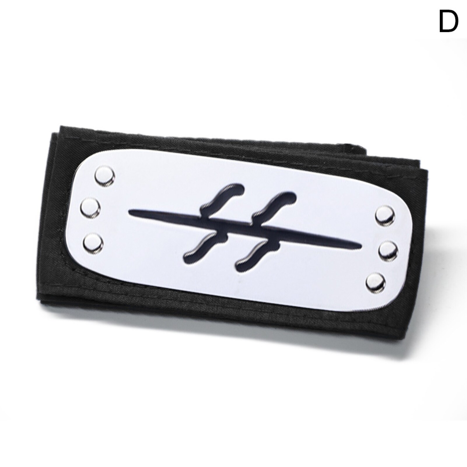 HZY Japanese Anime Naruto Konoha Logo Forehead Headband Protector Headgear Turban Cosplay Decor