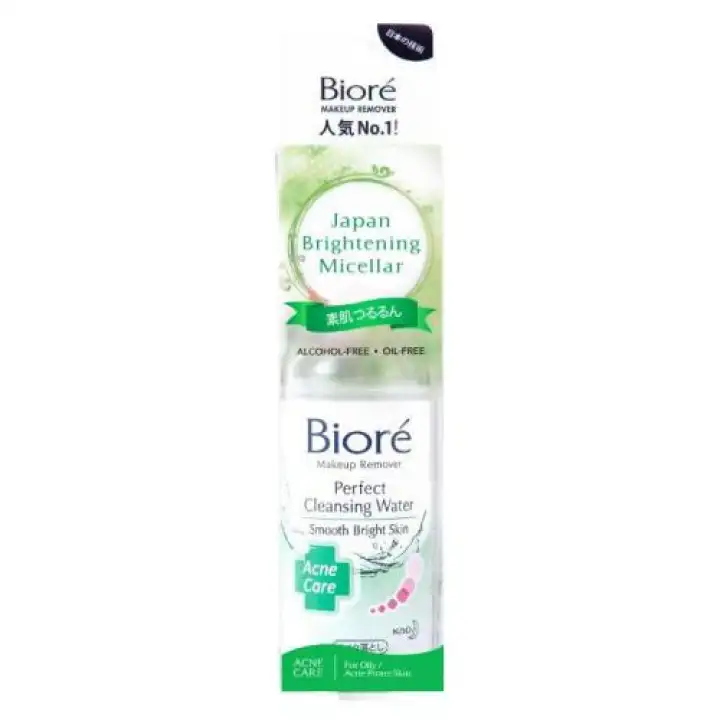 biore makeup remover acne care