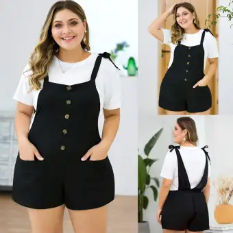 black overalls women's plus size