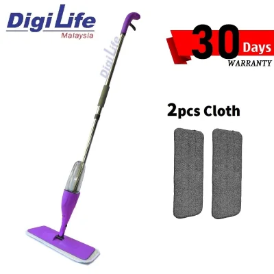 DIGILIFE Easy Spray Mop with 2X Microfiber Mop Cloth (WYL06) Floor Mop Lantai Cleaning