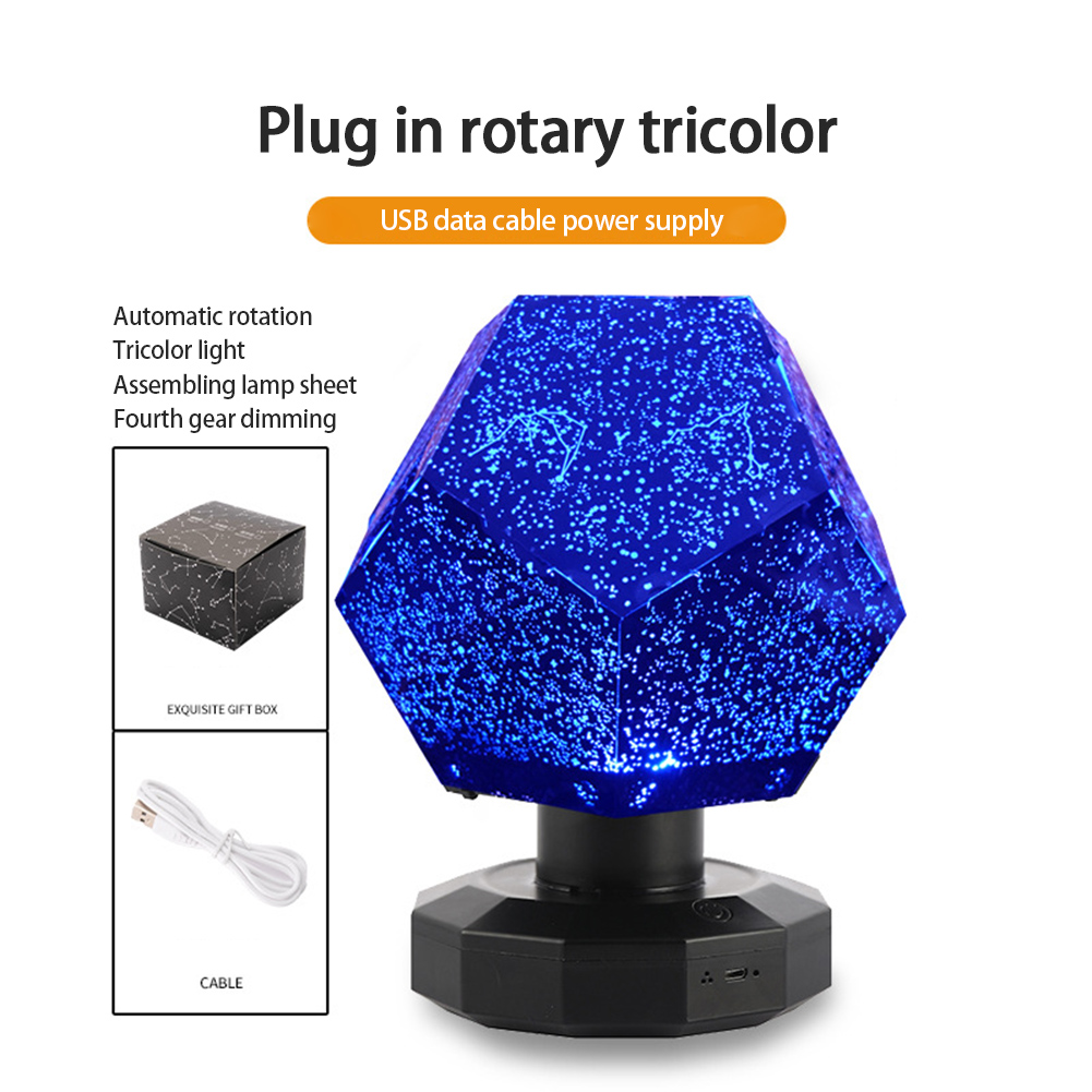 Bầu trời đầy sao galaxy máy chiếu máy nghe nhạc usb đèn ngủ màu xanh răng đèn chiếu ban đêm hình sao quà tặng đèn chiếu lãng mạn