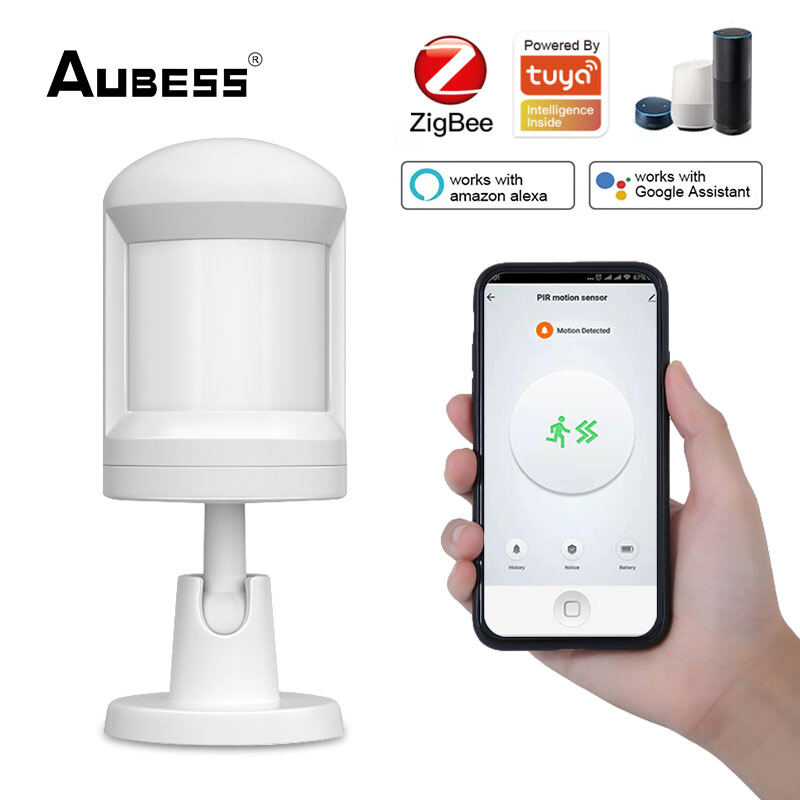 EL style Tuya ZigBee PIR Sensor With Foot Stand Motion Detect Human Body Movement Detect 1014
