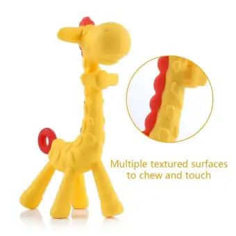 rubber giraffe baby toy